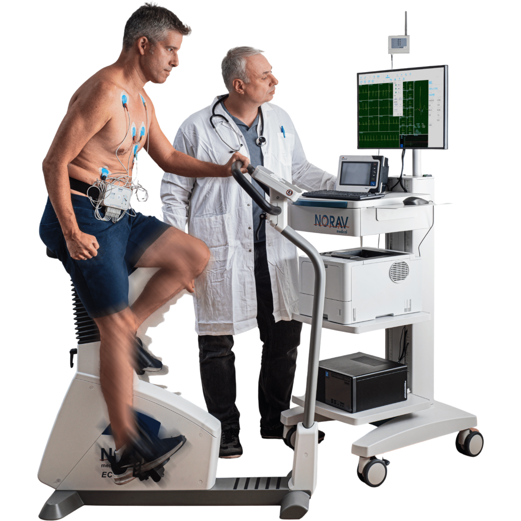 Stress Enhanced 1200W - Ultimate Wireless Stress ECG - Norav Medical